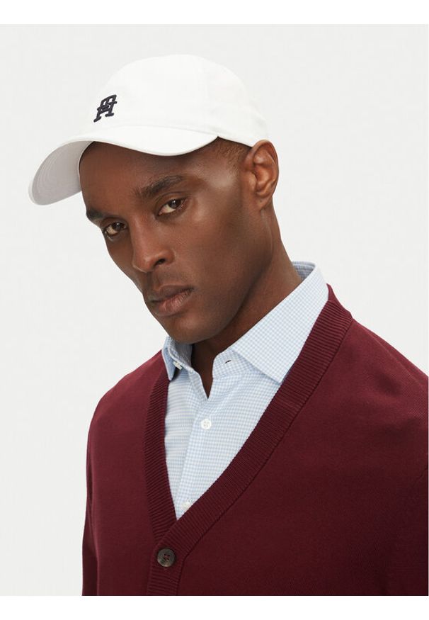 TOMMY HILFIGER - Tommy Hilfiger Czapka z daszkiem Imd Color 6 Panel AM0AM13542 Biały. Kolor: biały. Materiał: materiał, bawełna