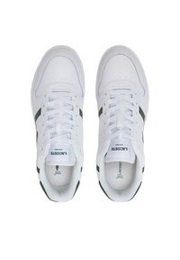 Lacoste Sneakersy 748SMA0031 Biały. Kolor: biały. Materiał: skóra