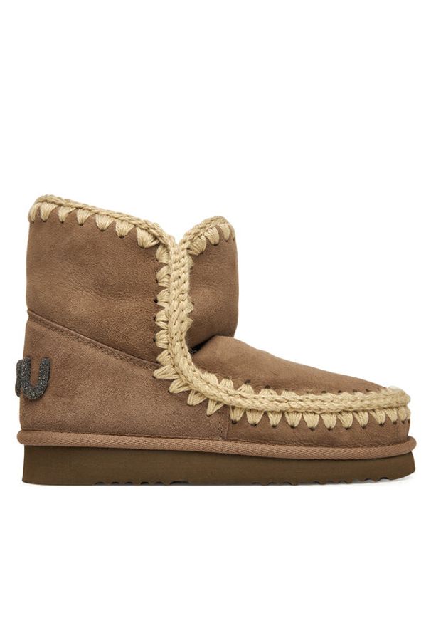 Mou Śniegowce MU.FW101050A Szary. Kolor: szary. Materiał: zamsz, skóra