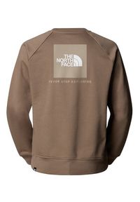 The North Face Bluza Redbox NF0A89FA Brązowy Regular Fit. Kolor: brązowy. Materiał: bawełna #5