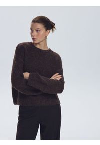 Reserved - Wzorzysty sweter - wielobarwny. Materiał: dzianina #1