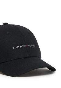 TOMMY HILFIGER - Tommy Hilfiger Czapka z daszkiem Th Foundation Hct 6 Panel Cap AM0AM14045 Czarny. Kolor: czarny. Materiał: bawełna #2