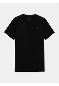 4f - 4F T-Shirt 4FAW23TTSHM0876 Czarny Regular Fit. Kolor: czarny. Materiał: bawełna #1