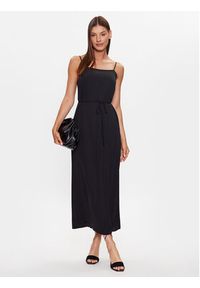 Calvin Klein Sukienka codzienna K20K205681 Czarny Regular Fit. Okazja: na co dzień. Kolor: czarny. Materiał: syntetyk. Typ sukienki: proste. Styl: casual #2