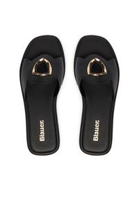 Blauer Klapki S6MOODY01/LEA Czarny. Kolor: czarny. Materiał: skóra, syntetyk #4