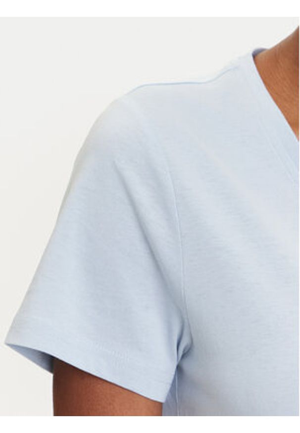 Hugo - HUGO T-Shirt Classic 50513667 Błękitny Slim Fit. Kolor: niebieski. Materiał: bawełna