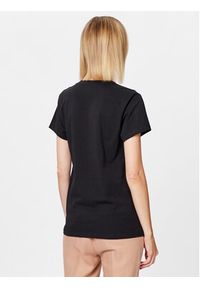 Sisley T-Shirt 3096L400B Czarny Regular Fit. Kolor: czarny. Materiał: bawełna #5