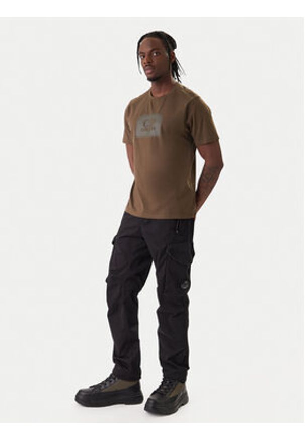 C.P. Company T-Shirt RCCMTS723A005100W Zielony Regular Fit. Kolor: zielony. Materiał: bawełna