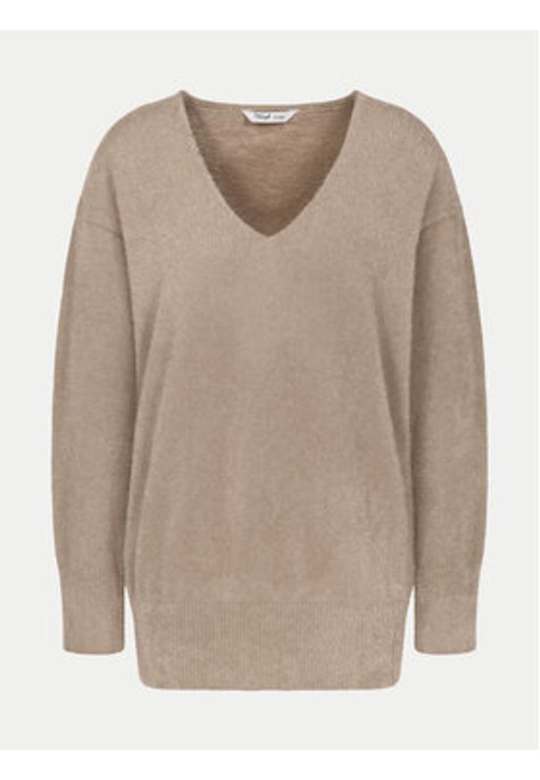 Triumph Sweter Smart Thermal 10221482 Beżowy Regular Fit. Kolor: beżowy. Materiał: syntetyk