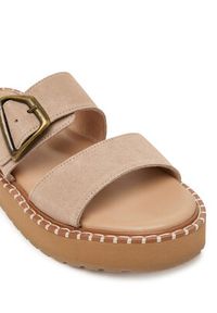 EMU Australia Klapki Scarlet W13267 Beżowy. Kolor: beżowy. Materiał: skóra #2