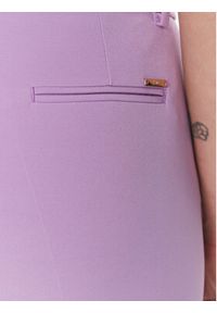Liu Jo Spodnie materiałowe MF3229 T7896 Fioletowy Regular Fit. Kolor: fioletowy. Materiał: materiał, syntetyk #4