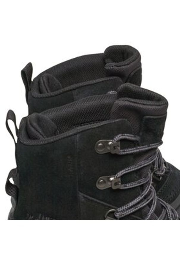 The North Face Śniegowce Chilkat Lace Wp NF0A5LW3KT01 Czarny. Kolor: czarny. Materiał: skóra, zamsz