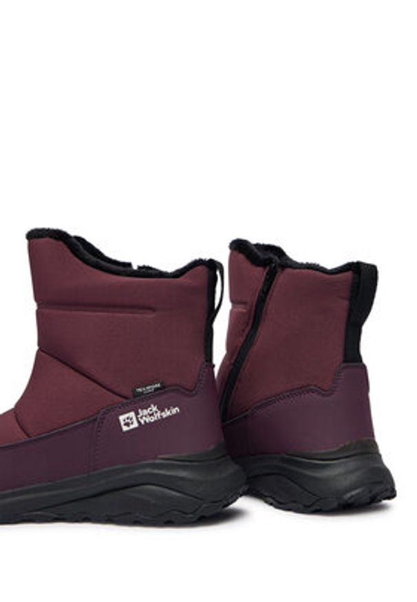 Jack Wolfskin Śniegowce Dromoventure Texapore Boot 4059881 Bordowy. Kolor: czerwony. Materiał: materiał
