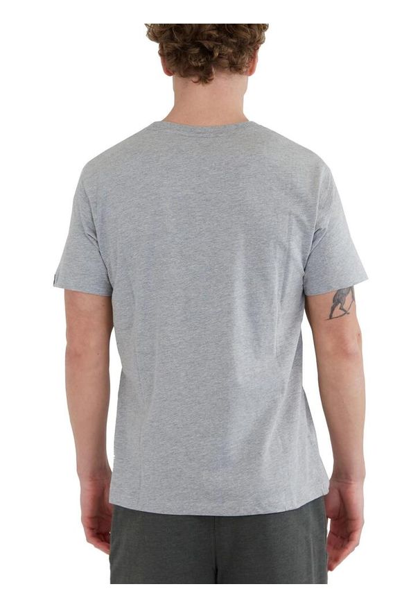 FUNDANGO - T-shirt męski Fundango Basic - T Logo-4 krótki rękaw. Kolor: szary. Materiał: bawełna, materiał. Długość rękawa: krótki rękaw. Długość: krótkie