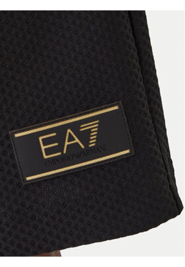 EA7 Emporio Armani Szorty sportowe 7M001340 AF21099 UC001 Czarny Regular Fit. Kolor: czarny. Materiał: syntetyk. Styl: sportowy