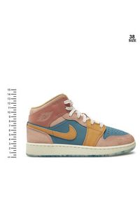 Nike Sneakersy Air Jordan 1 Mid Ss (GS) FN7452 400 Różowy. Kolor: różowy. Materiał: zamsz, skóra. Model: Nike Air Jordan #2
