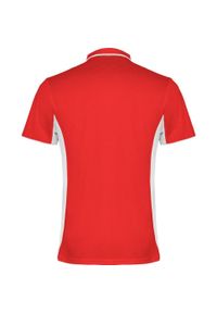 ROLY - Sportowa Koszulka Polo Z Krótkim Rękawem Dla Dorosłych Unisex Montmelo. Typ kołnierza: polo. Kolor: czerwony, biały, wielokolorowy. Długość rękawa: krótki rękaw. Długość: krótkie. Styl: sportowy