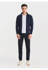 Pako Lorente - PAKO LORENTE - Rozpinany kardigan w kolorze granatowym. Okazja: na co dzień. Kolor: niebieski. Materiał: poliester, poliamid, wiskoza. Wzór: gładki. Sezon: jesień. Styl: casual #5