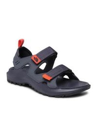 Sandały męskie The North Face M Hedgehog Sandal Iii. Zapięcie: rzepy. Kolor: brązowy, wielokolorowy, szary. Materiał: syntetyk, skóra, materiał. Sezon: lato. Sport: turystyka piesza