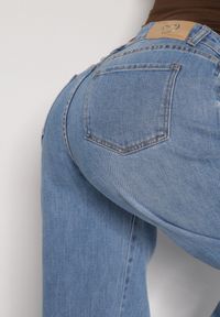 Born2be - Niebieskie Jeansy z Bawełną w Stylu Balloon Vilinevera. Okazja: na co dzień. Kolor: niebieski. Styl: casual #5