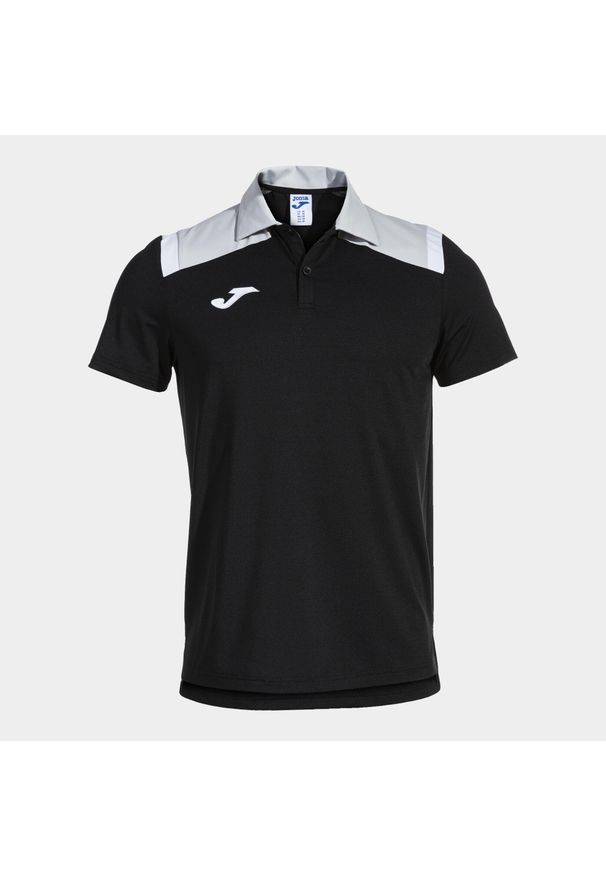 Polo Joma Toledo. Typ kołnierza: polo. Kolor: czarny. Sport: fitness, piłka nożna