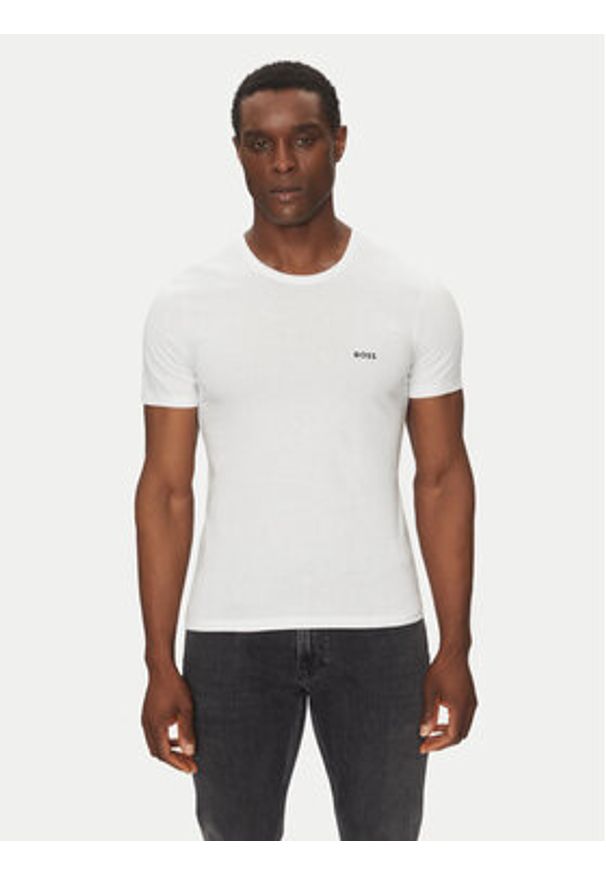 BOSS Komplet t-shirtów Tshirtrn 3P Classic 50532468 Kolorowy Regular Fit. Materiał: bawełna. Wzór: kolorowy