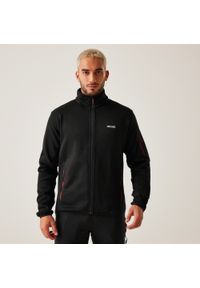 Polar turystyczny męski Newhill Regatta z suwakiem. Kolor: czarny. Materiał: polar