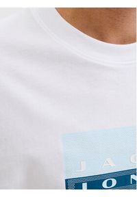 Jack & Jones T-Shirt Fusion 12289863 Biały Regular Fit. Kolor: biały. Materiał: bawełna #4