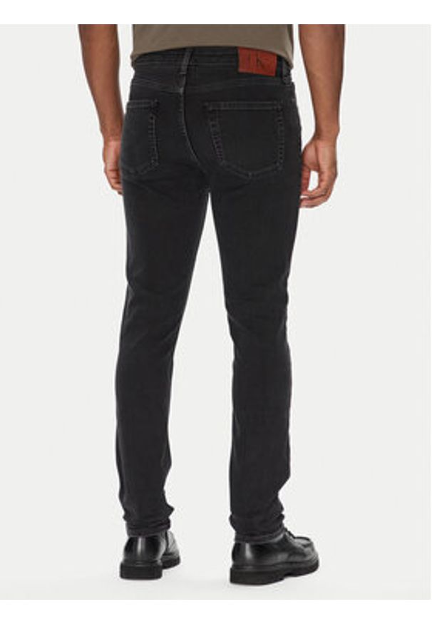 Calvin Klein Jeans Jeansy LV04RB722G Czarny Skinny Fit. Kolor: czarny