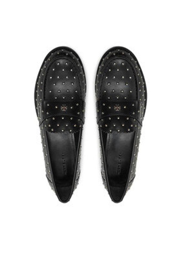 Tory Burch Lordsy Studded Classic Loafer 159881 Czarny. Kolor: czarny. Materiał: skóra