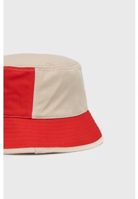 Tommy Jeans kapelusz bawełniany kolor czerwony bawełniany. Kolor: czerwony. Materiał: bawełna