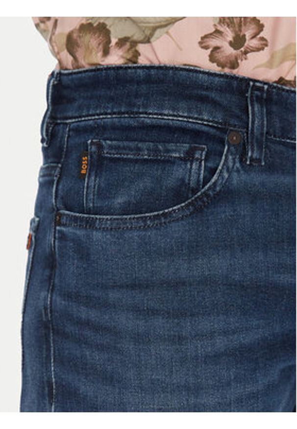 BOSS Jeansy Re.Maine Bo 50537821 Granatowy Regular Fit. Kolor: niebieski