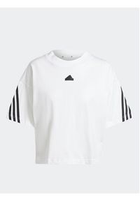 Adidas - adidas T-Shirt Future Icons 3-Stripes IV5270 Biały Relaxed Fit. Kolor: biały. Materiał: bawełna #3