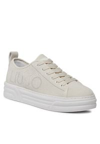 Liu Jo Sneakersy Cleo 26 BA4065 PX373 Beżowy. Kolor: beżowy. Materiał: skóra, zamsz #4