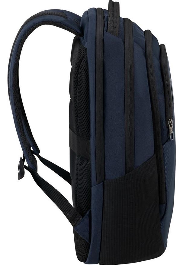 Plecak Samsonite 155197 1090 17.3'' Guardit 3.0 granatowy. Kolor: niebieski. Materiał: materiał, tkanina. Styl: biznesowy, klasyczny, casual