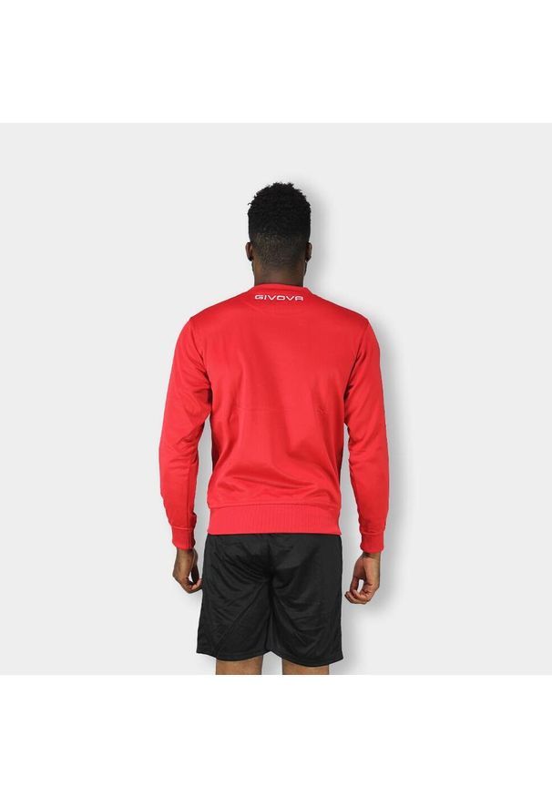 Bluza piłkarska dla dorosłych Givova Maglia One czerwona. Kolor: czerwony. Materiał: polar. Sport: piłka nożna