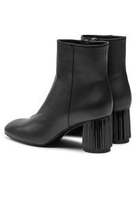 AGL Botki Dorica M Bootie D271500PCKB1411013 Czarny. Kolor: czarny. Materiał: skóra