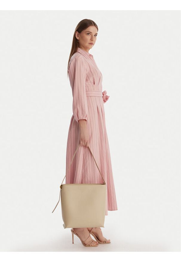 Coccinelle Torebka U4K Coccinelle C-Me Lock E1 U4K 13 02 01 Beżowy. Kolor: beżowy. Materiał: skórzane