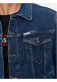 Guess Jeans Kurtka jeansowa M4YN33 D5DM3 Granatowy Regular Fit. Kolor: niebieski. Materiał: bawełna #5