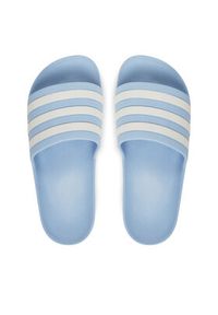 Adidas - adidas Klapki adilette IE8919 Błękitny. Kolor: niebieski