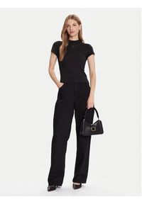 Guess T-Shirt W5BP07 KCGM2 Czarny Slim Fit. Kolor: czarny. Materiał: syntetyk #3