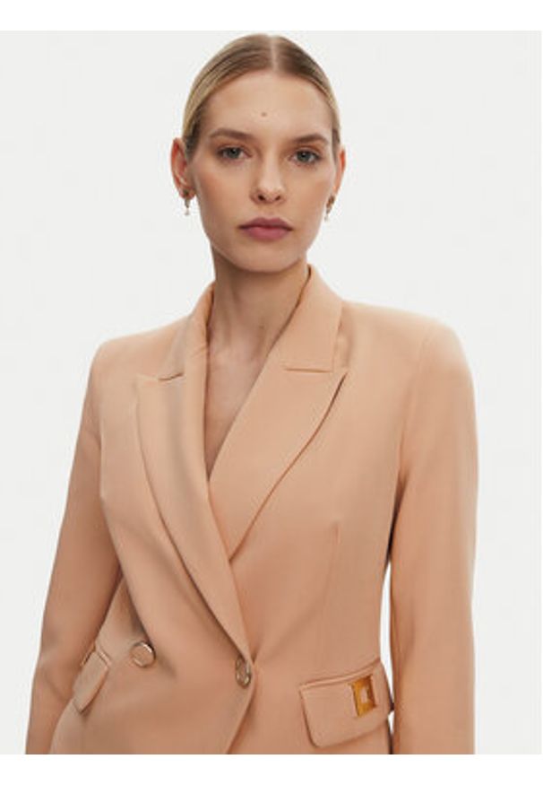 Artigli - ARTIGLI Marynarka ACGI000911 Różowy Regular Fit. Kolor: różowy. Materiał: syntetyk