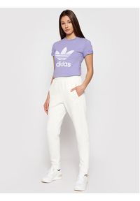 Adidas - adidas T-Shirt adicolor Classics Trefoil GN2905 Fioletowy Regular Fit. Kolor: fioletowy. Materiał: bawełna #5