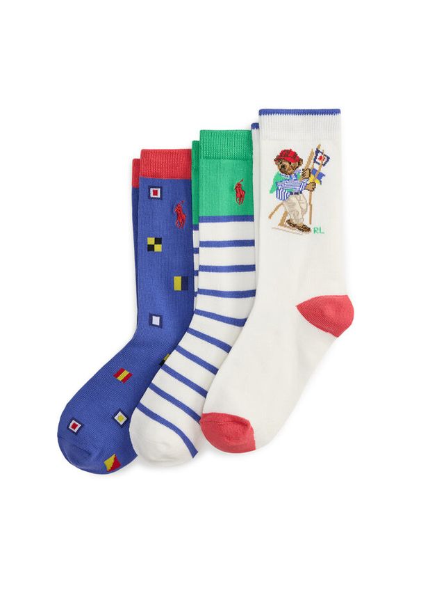 Skarpety długie Polo Ralph Lauren. Wzór: kolorowy