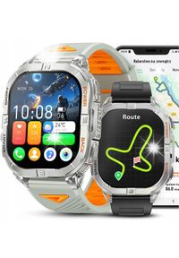 Smartwatch JG Smart SMARTWATCH MĘSKI z GPS KOMPAS WODOODPORNY ROZMOWY MENU PL AMOLED 580mAh. Rodzaj zegarka: smartwatch #1