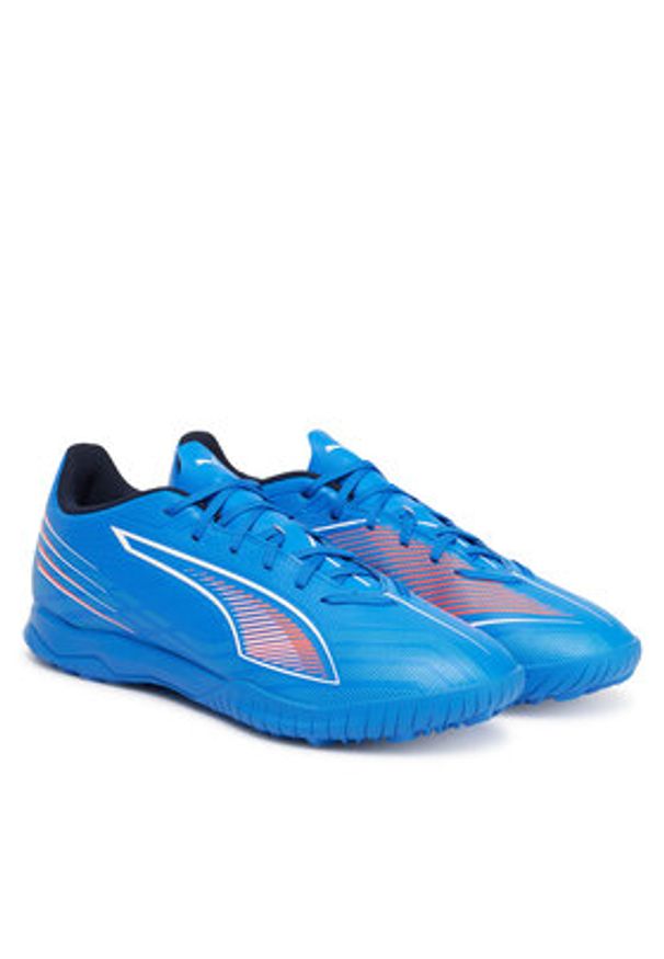 Puma Buty do piłki nożnej Ultra 6 Play Tt 108542 01 Niebieski. Kolor: niebieski. Materiał: skóra