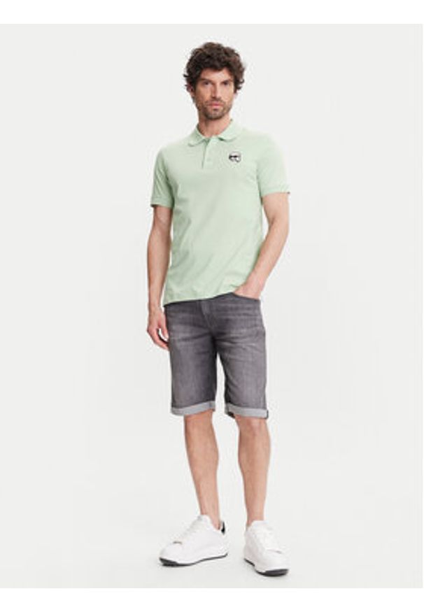 Karl Lagerfeld - KARL LAGERFELD Szorty jeansowe 265820 552833 Czarny Regular Fit. Kolor: czarny. Materiał: bawełna