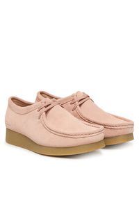 Clarks Półbuty WallabeeEVOSh 26186342 Różowy. Kolor: różowy. Materiał: zamsz, skóra #5