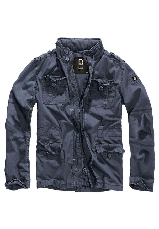 Kurtka bushcraft męska Brandit M65 Britannia Indygo. Kolor: niebieski. Sport: outdoor