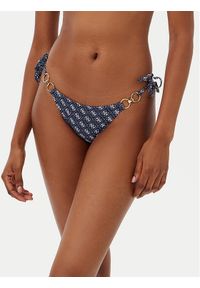 Guess Dół od bikini E5GO27 KCRL2 Niebieski. Kolor: niebieski. Materiał: syntetyk